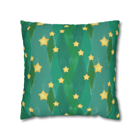 "Star Light Star Bright" Christmas Pillow Cover