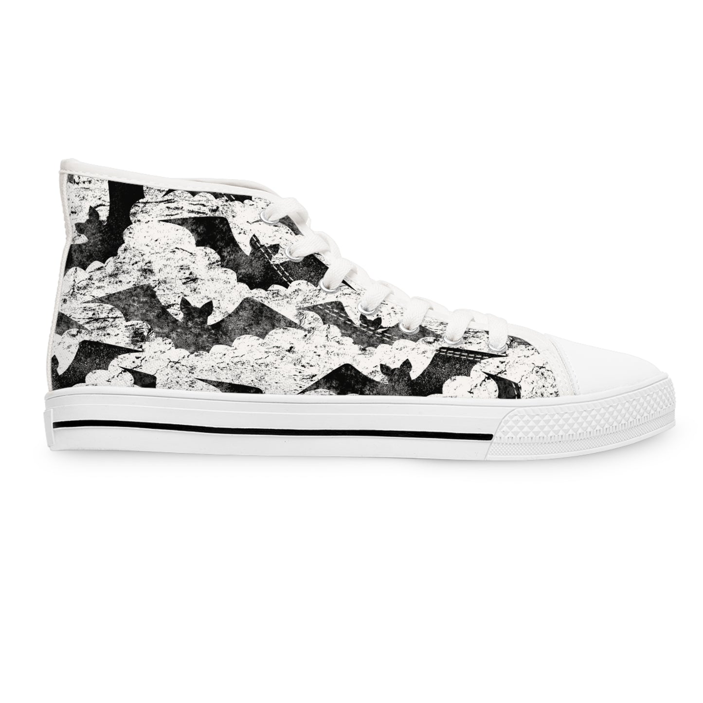 Batty Bats - Women's High Top Halloween Sneakers