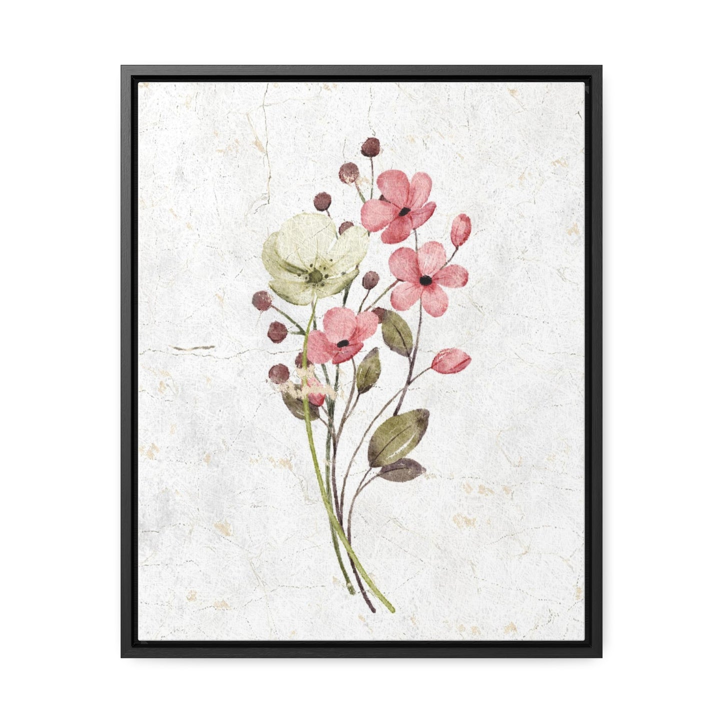 Floral Bunch Gallery Wrapped Canvas, Vertical Frame