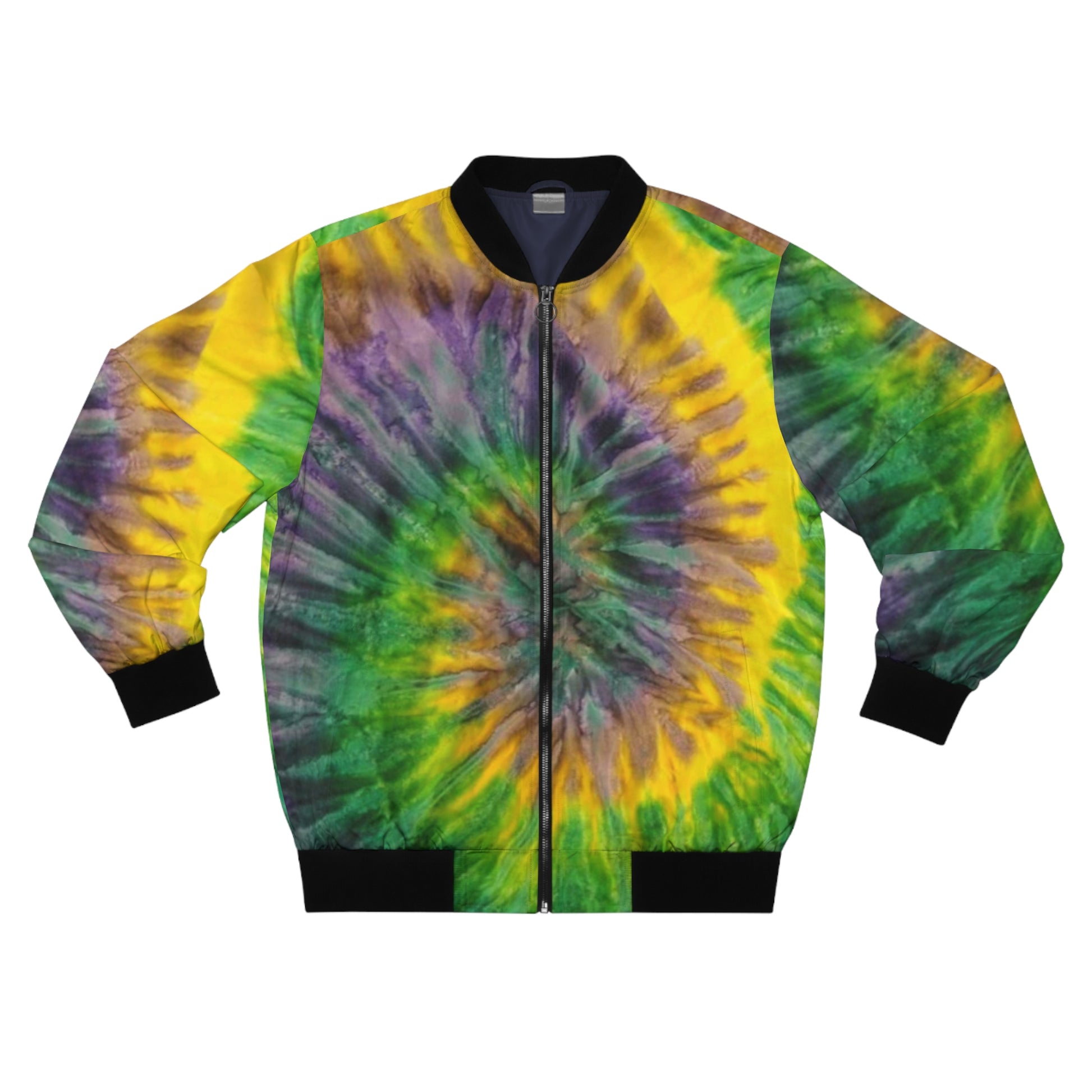 men's tie dye mardi gras jacket