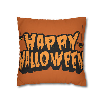 "Happy Halloween" - Halloween Pillow Cover