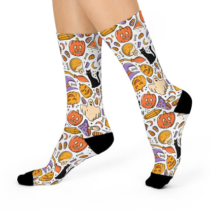 Vintage Halloween - Premium Unisex Crew Socks