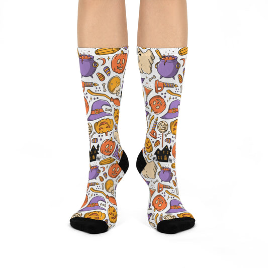 Vintage Halloween - Premium Unisex Crew Socks