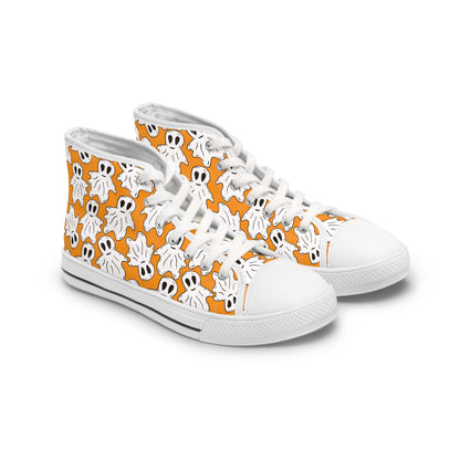 Adorable Apparitions - Women's High Top Halloween Sneakers