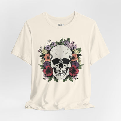 Flower Skull Halloween Tee