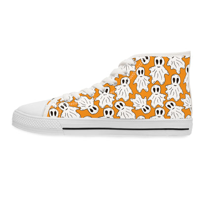 Adorable Apparitions - Women's High Top Halloween Sneakers