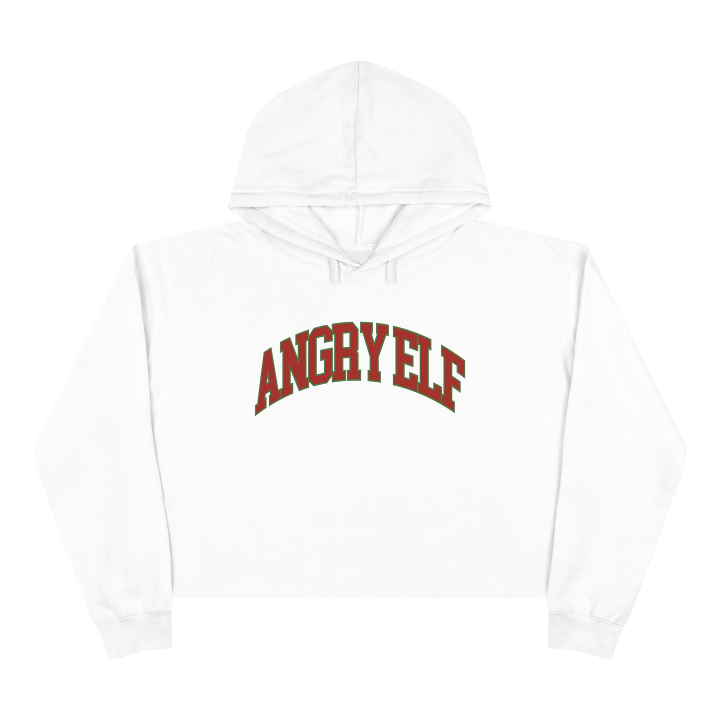 Angry Elf Cropped Hoodie