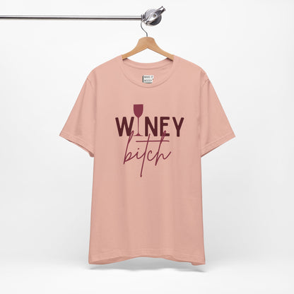 "Winey Bitch" Funny Drinking T-Shirt