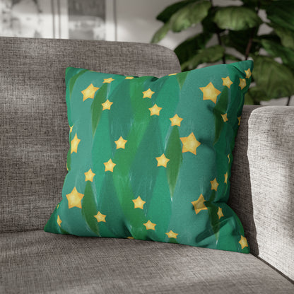 "Star Light Star Bright" Christmas Pillow Cover