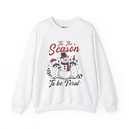 '"Tis the Season to Be Feral" Christmas Sweatshirt