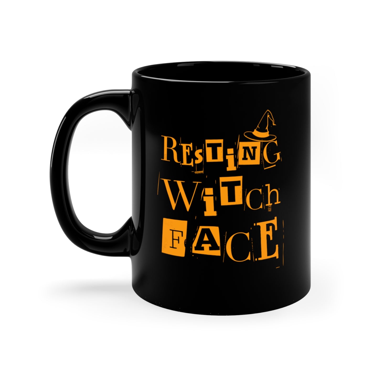 Resting Witch Face Halloween Mug