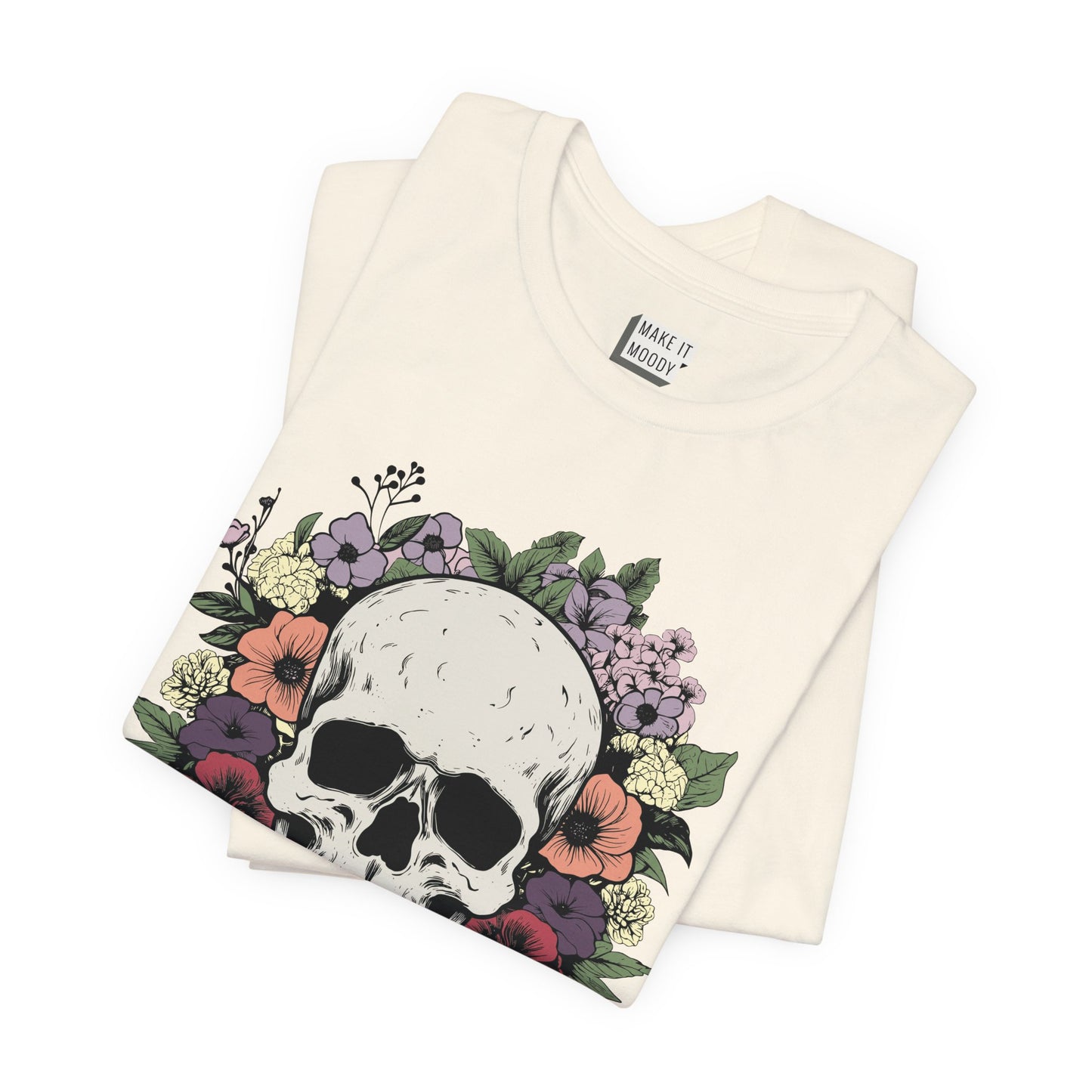 Flower Skull Halloween Tee