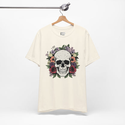 Flower Skull Halloween Tee