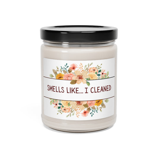 "Smells Like...I Cleaned" Scented Soy Candle, 9oz