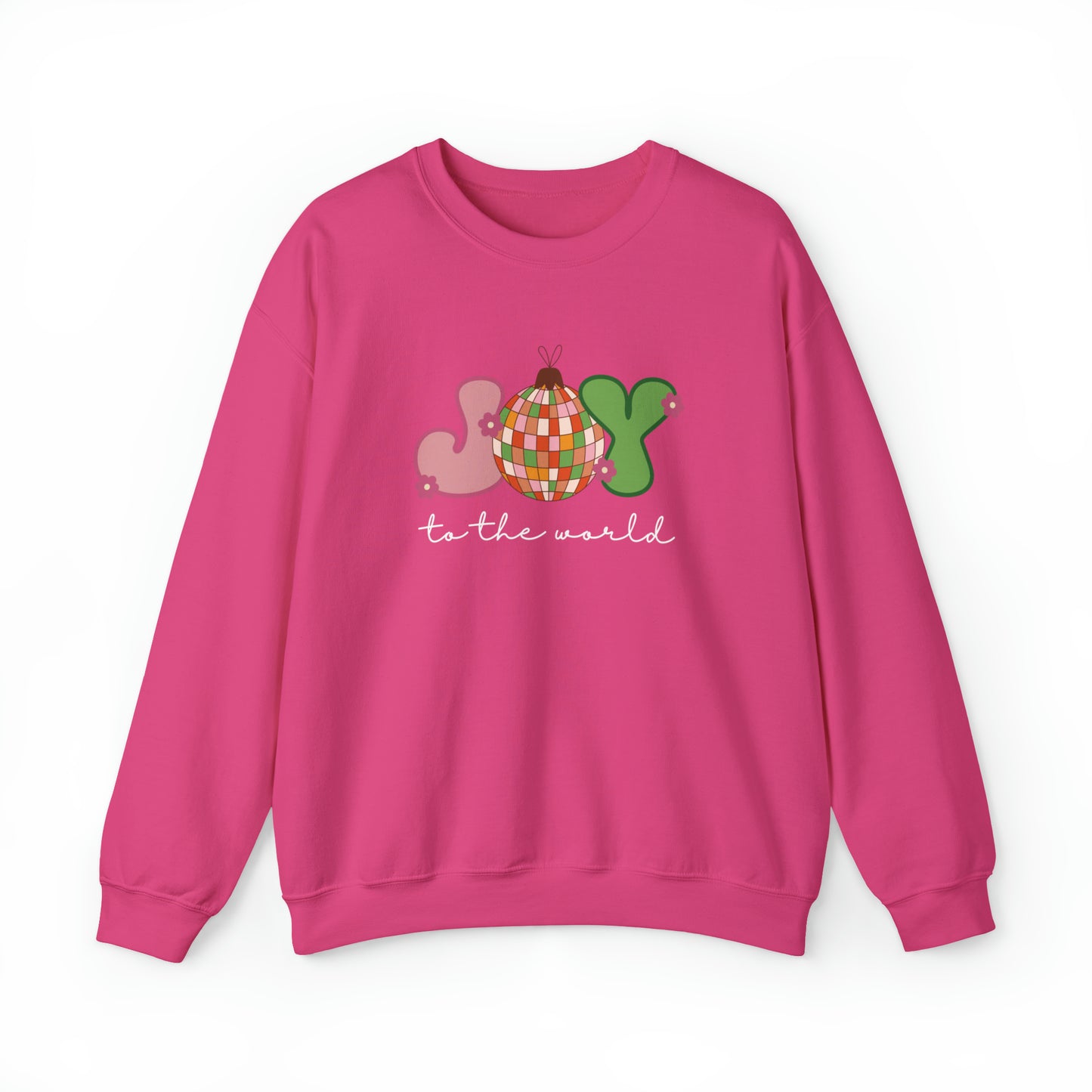 "Joy to The World" Christmas Crewneck Sweatshirt