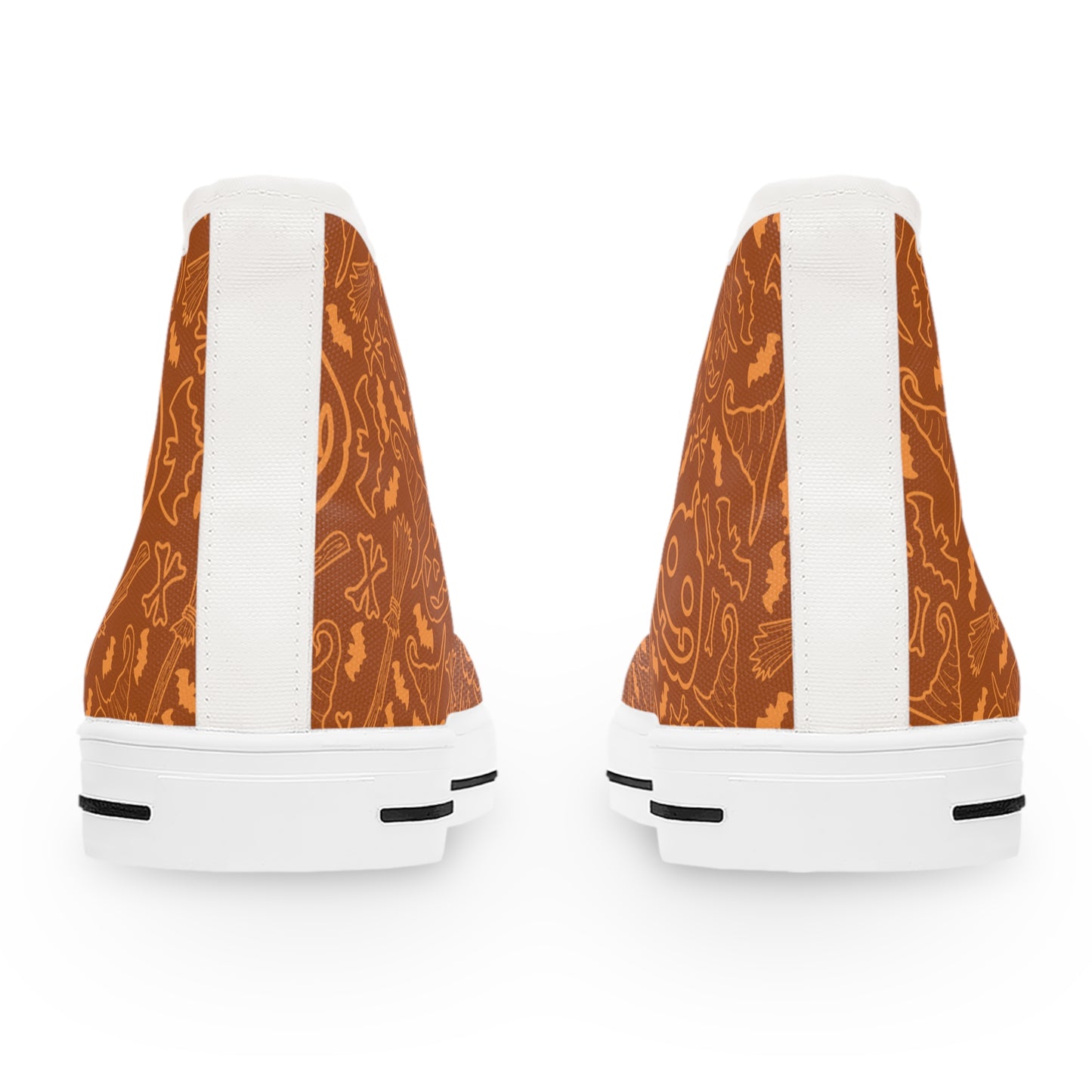 Orange You Glad It's Halloween - Women's High Top Halloween Sneakers