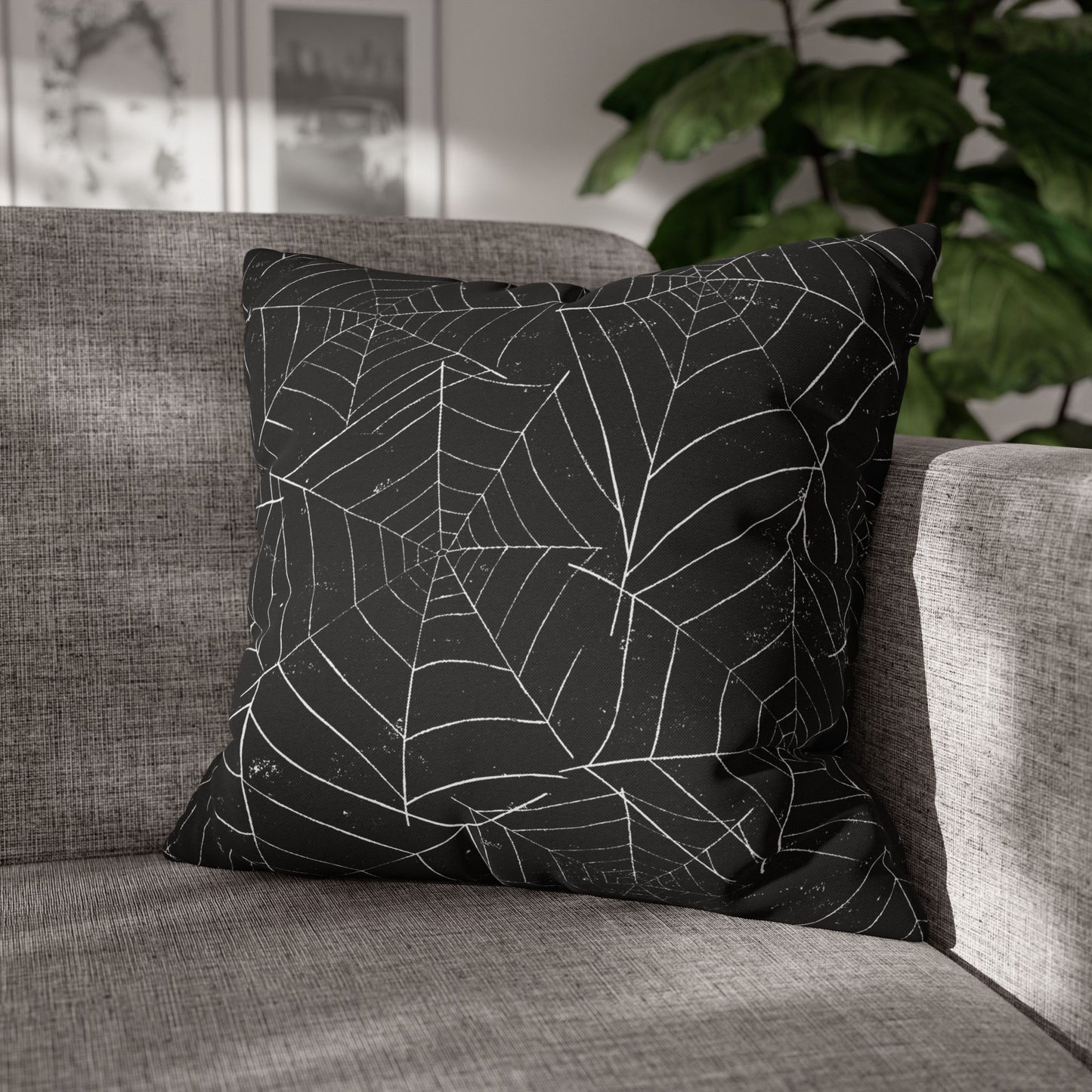 Spiders & Webs - Halloween Pillow Cover