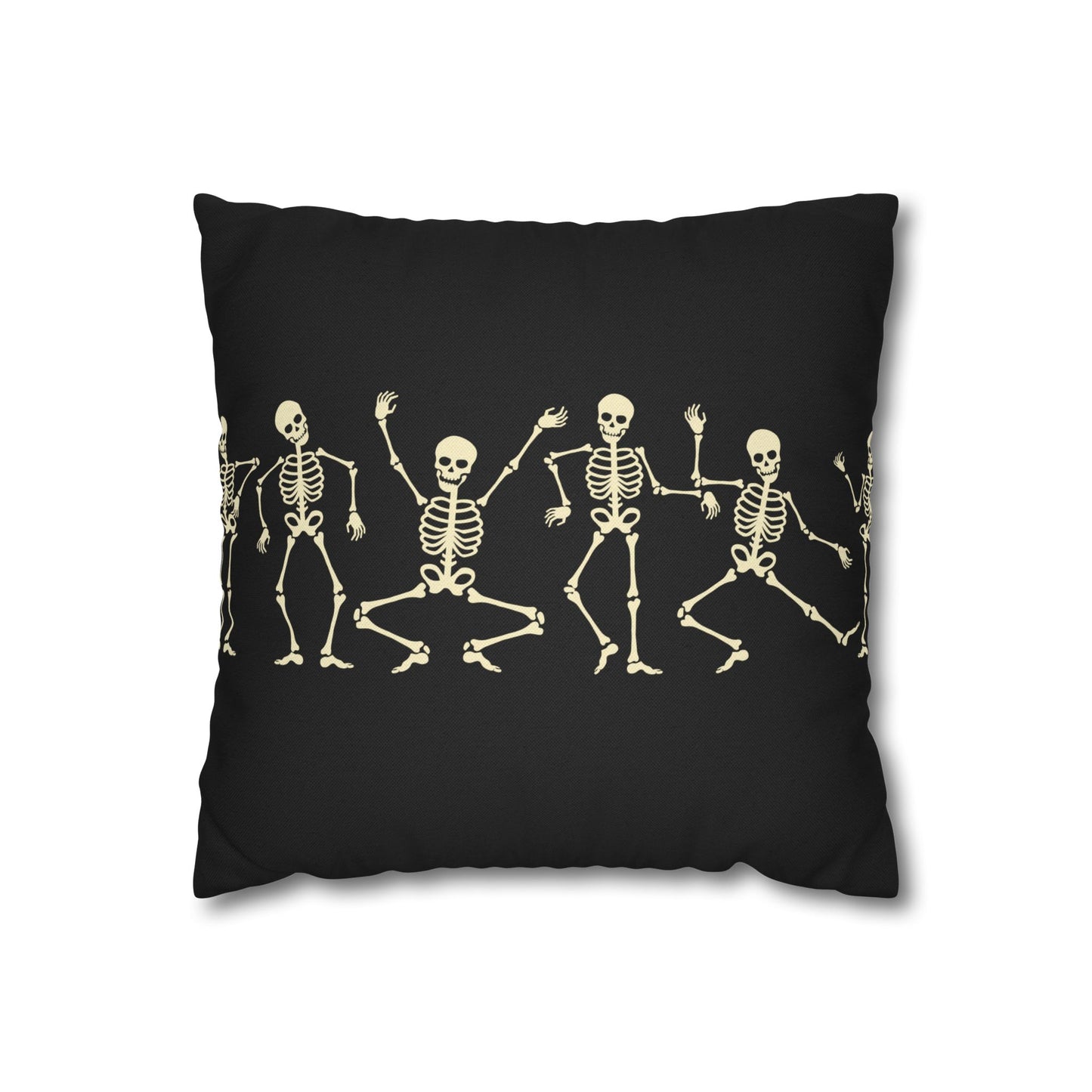 Dancing Skeletons - Halloween Pillow Cover