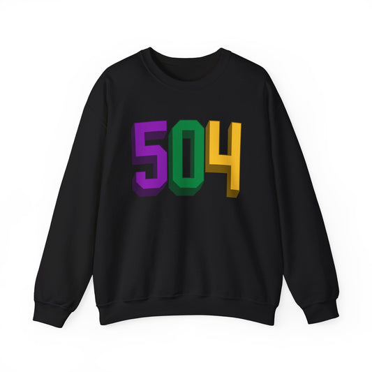 504 Mardi Gras Unisex Crewneck Sweatshirt