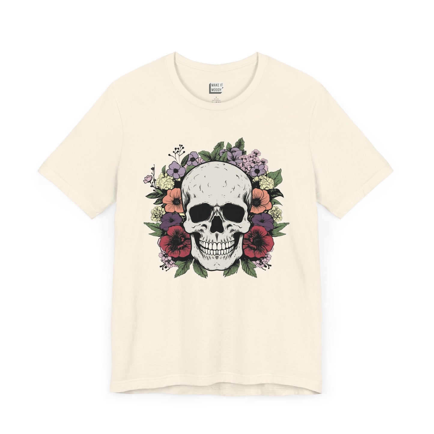 Flower Skull Halloween Tee