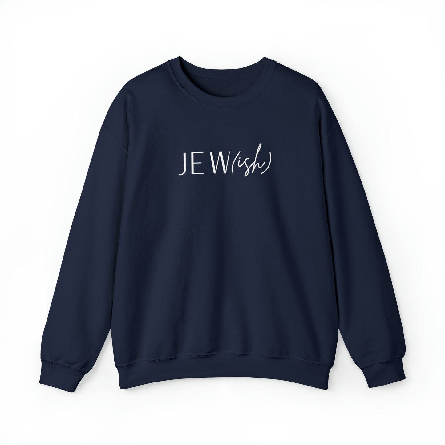 "Jew(ish)" Hanukkah Crewneck Sweatshirt