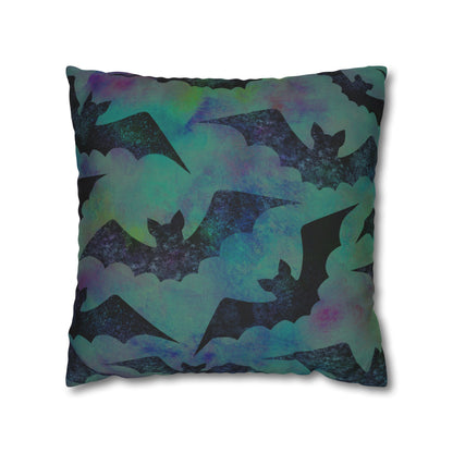 Watercolor Bats - Halloween Pillow Cover