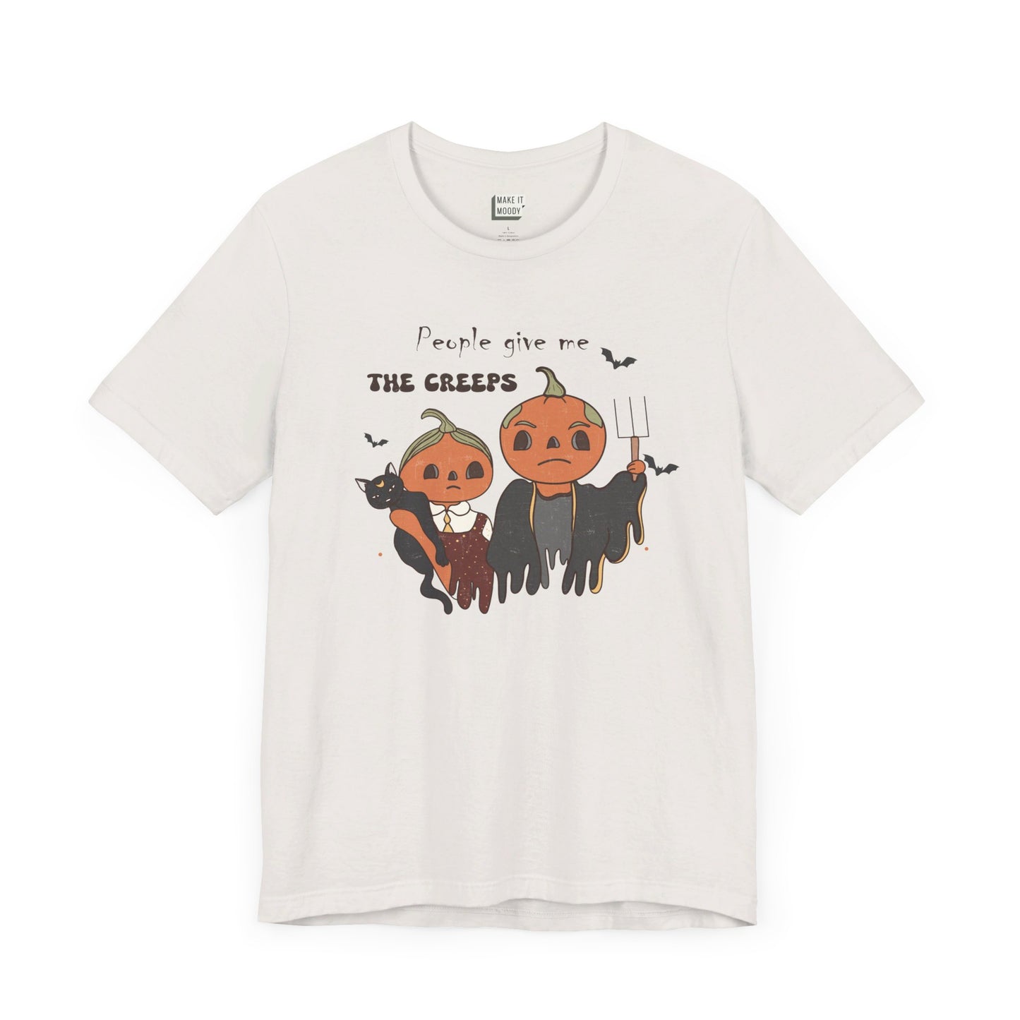 "People Give Me The Creeps" Halloween Tee