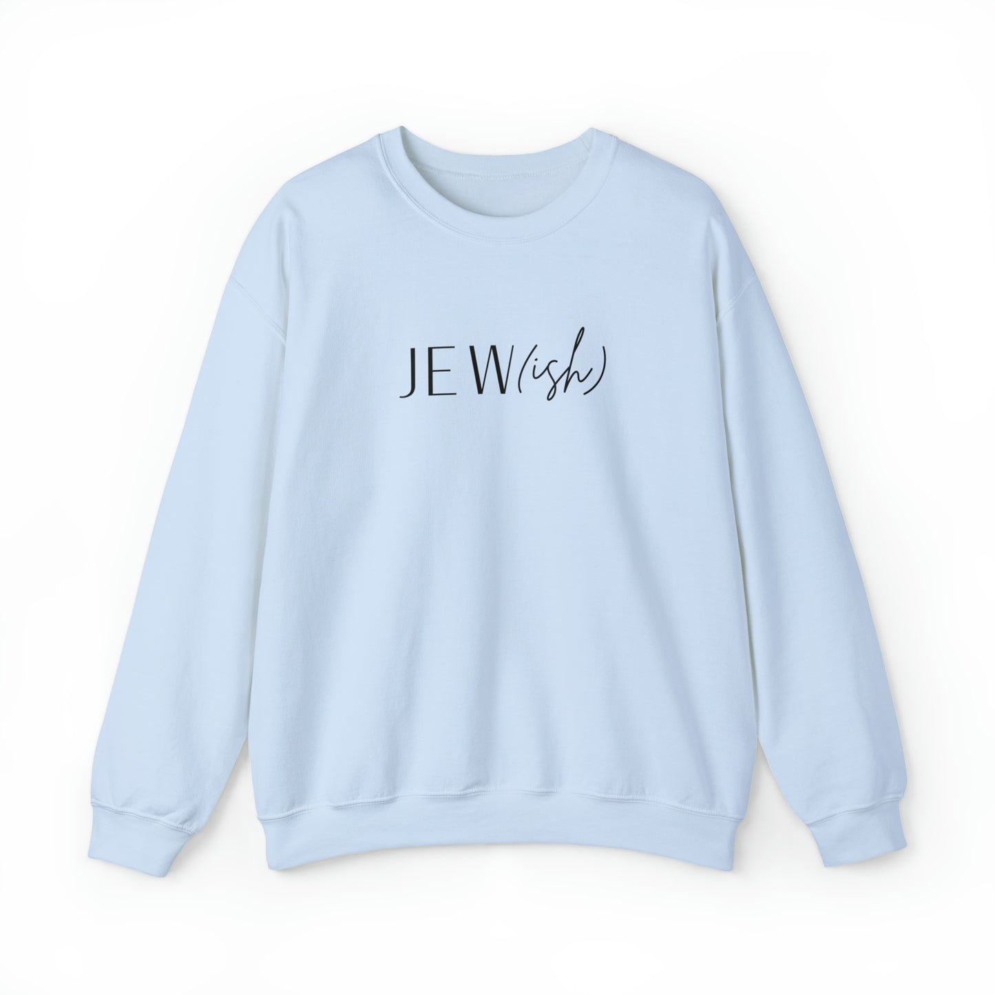 "Jew(ish)" Hanukkah Crewneck Sweatshirt