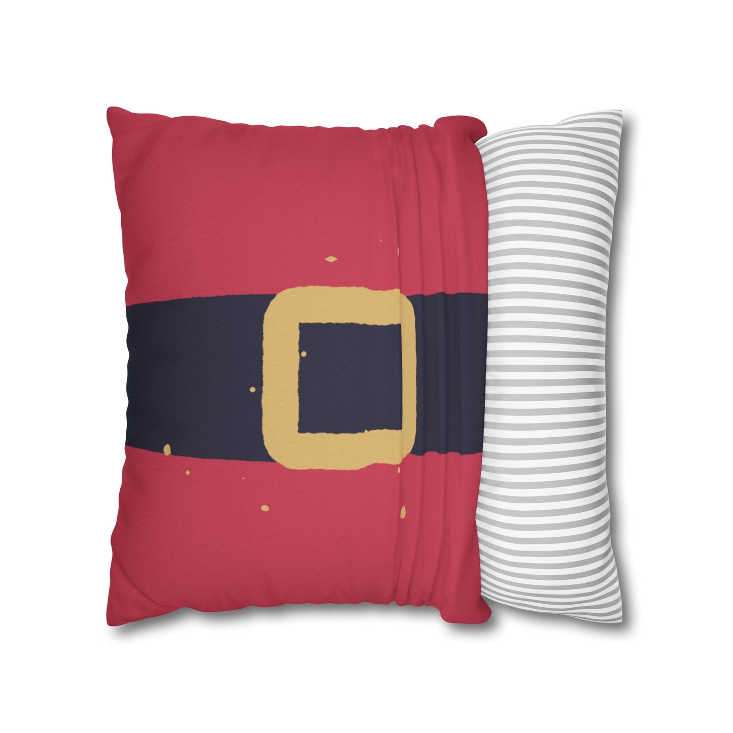 Santa's Belt Christmas Pillow Cover