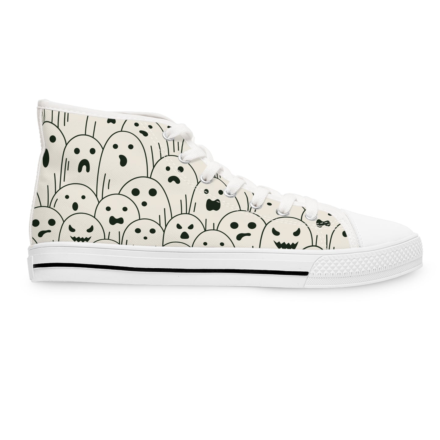 Ghost Choir - Women's High Top Halloween Sneakers