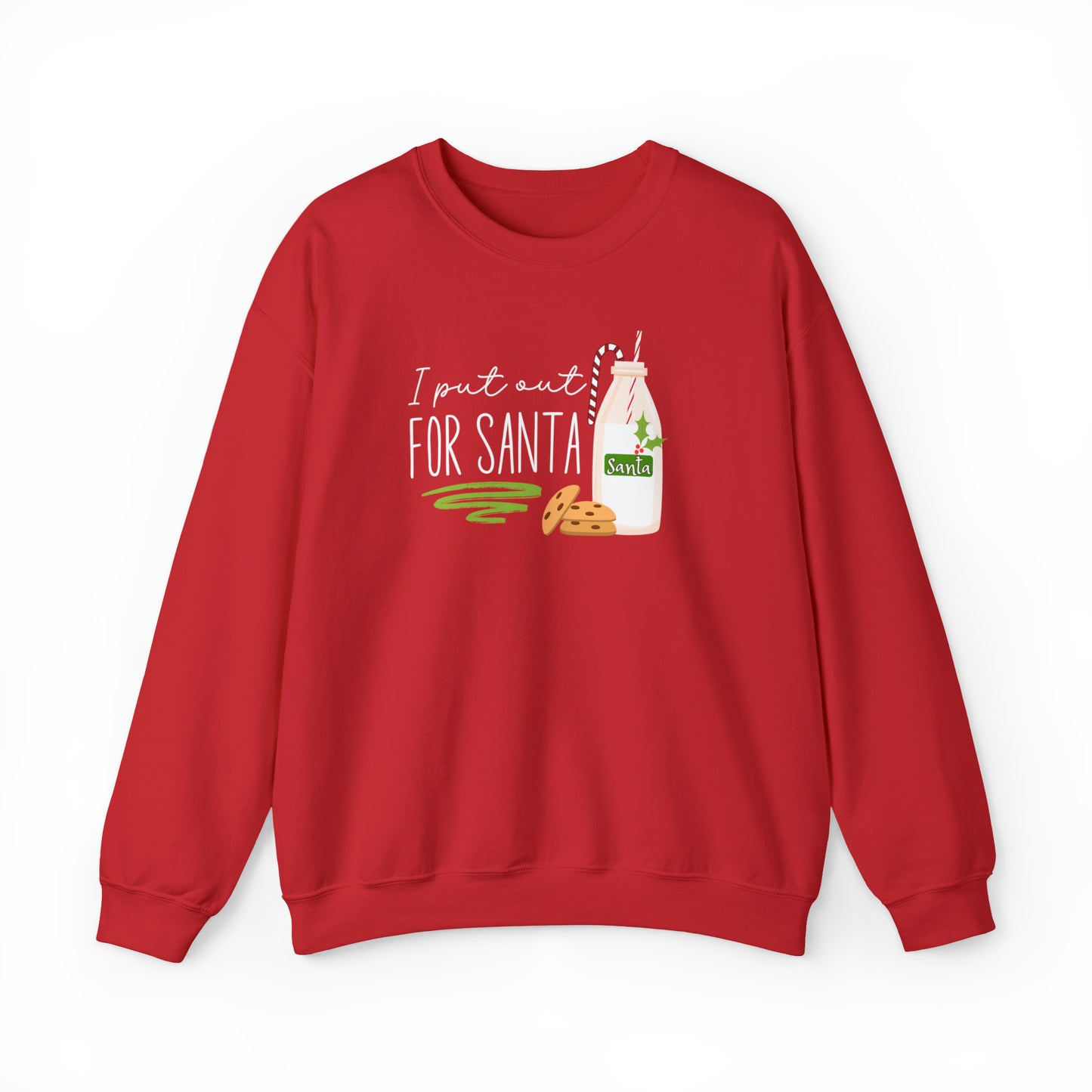 "I Put Out for Santa" Christmas Crewneck Sweatshirt