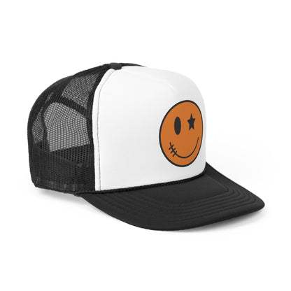 Spooky Smiley Halloween Trucker Hat