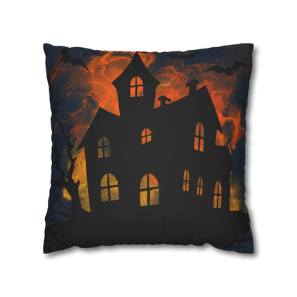 Haunted House 3 - Halloween Pillow Cover