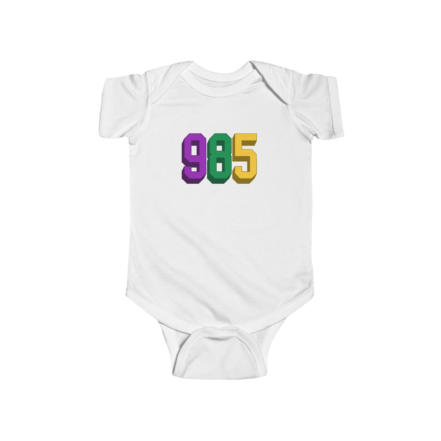 985 Mardi Gras Infant Jersey Bodysuit