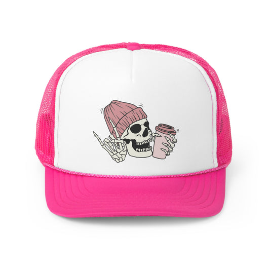 PSL Skeleton Halloween Trucker Hat