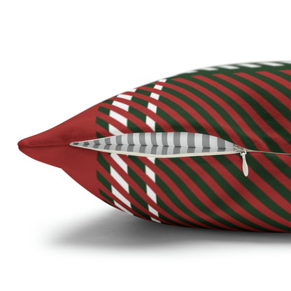 Plaid Christmas Pillow Cover