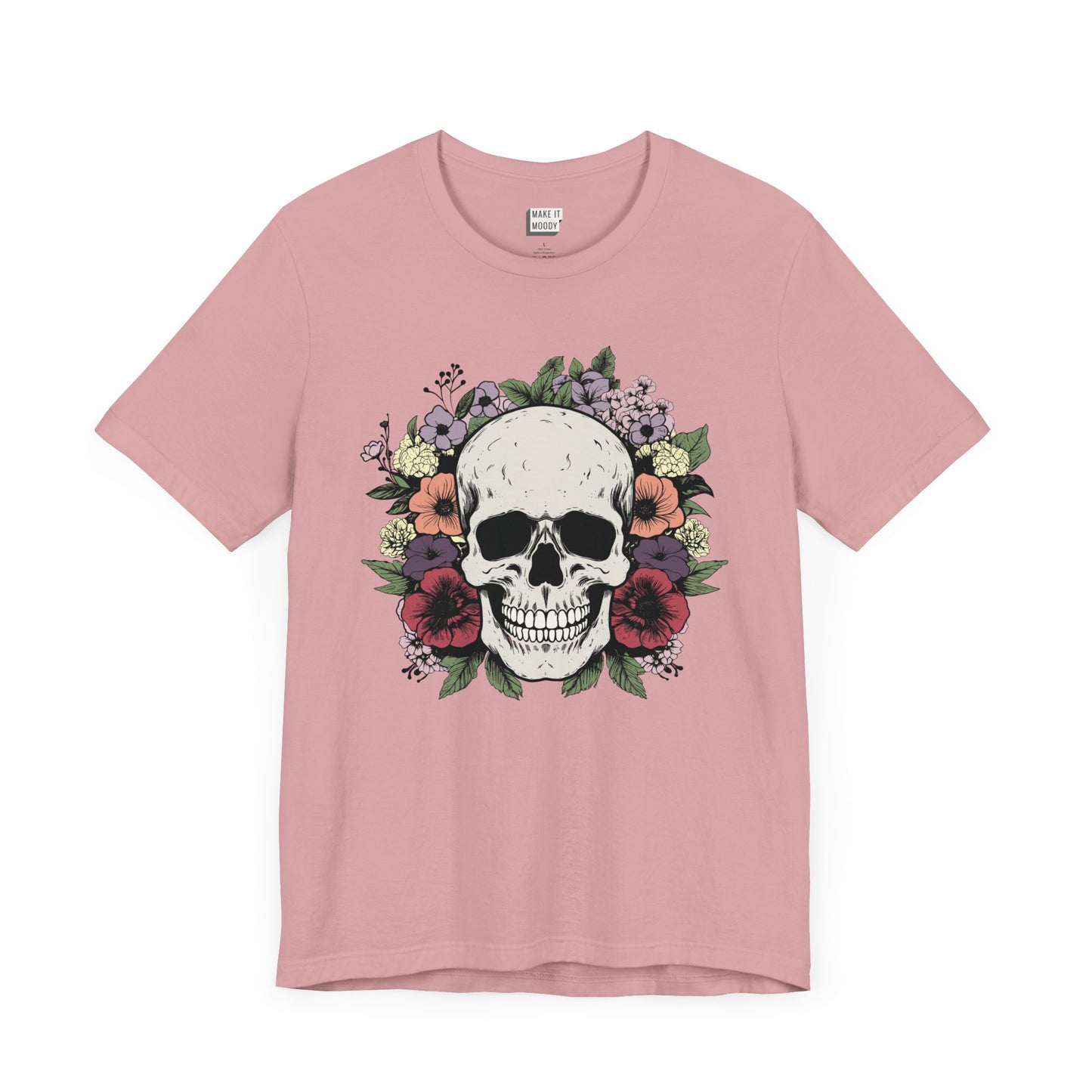 Flower Skull Halloween Tee