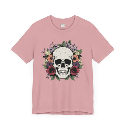 Flower Skull Halloween Tee