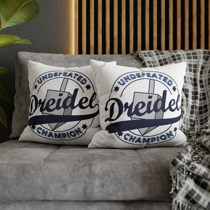 "Undefeated Dreidel Champion" Hanukkah Pillow Cover