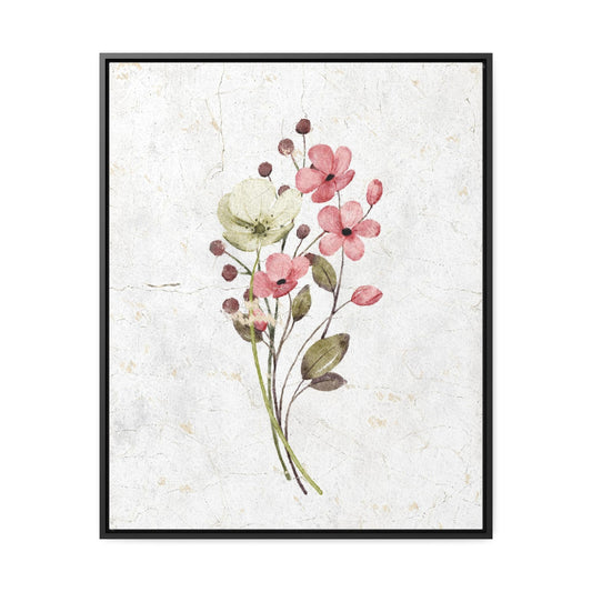 Floral Bunch Gallery Wrapped Canvas, Vertical Frame