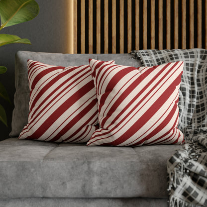 Candy Stripes Christmas Pillow Cover