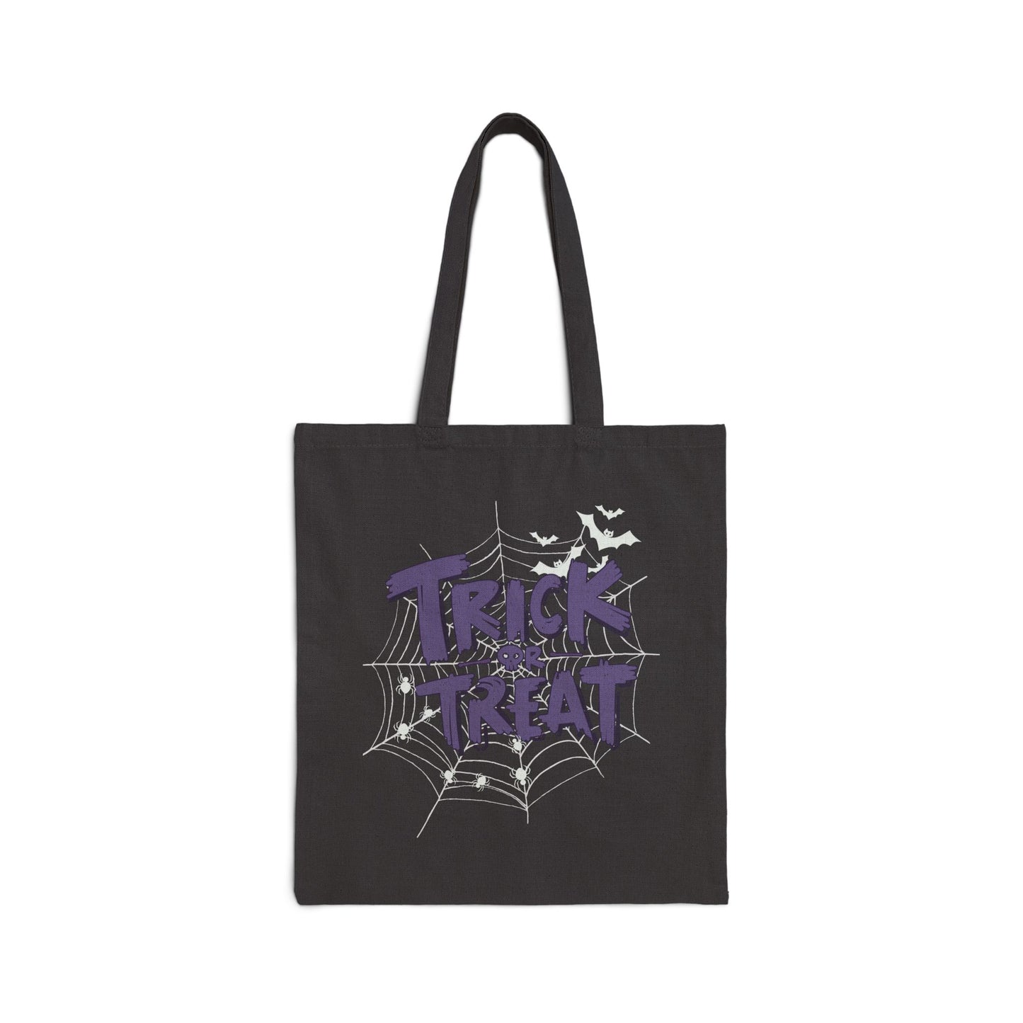 "Trick-or-Treat" Halloween Canvas Tote Bag