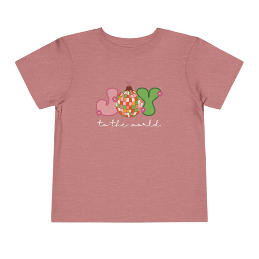 "Joy to the World" - Toddler Christmas T-Shirt