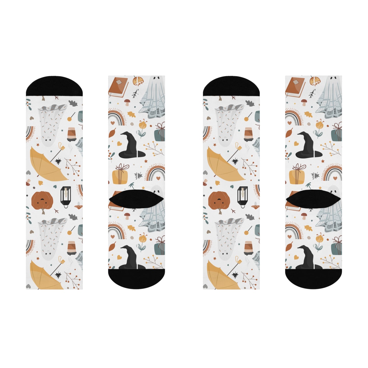 Pumpkin Spice & Everything Nice - Premium Unisex Crew Socks