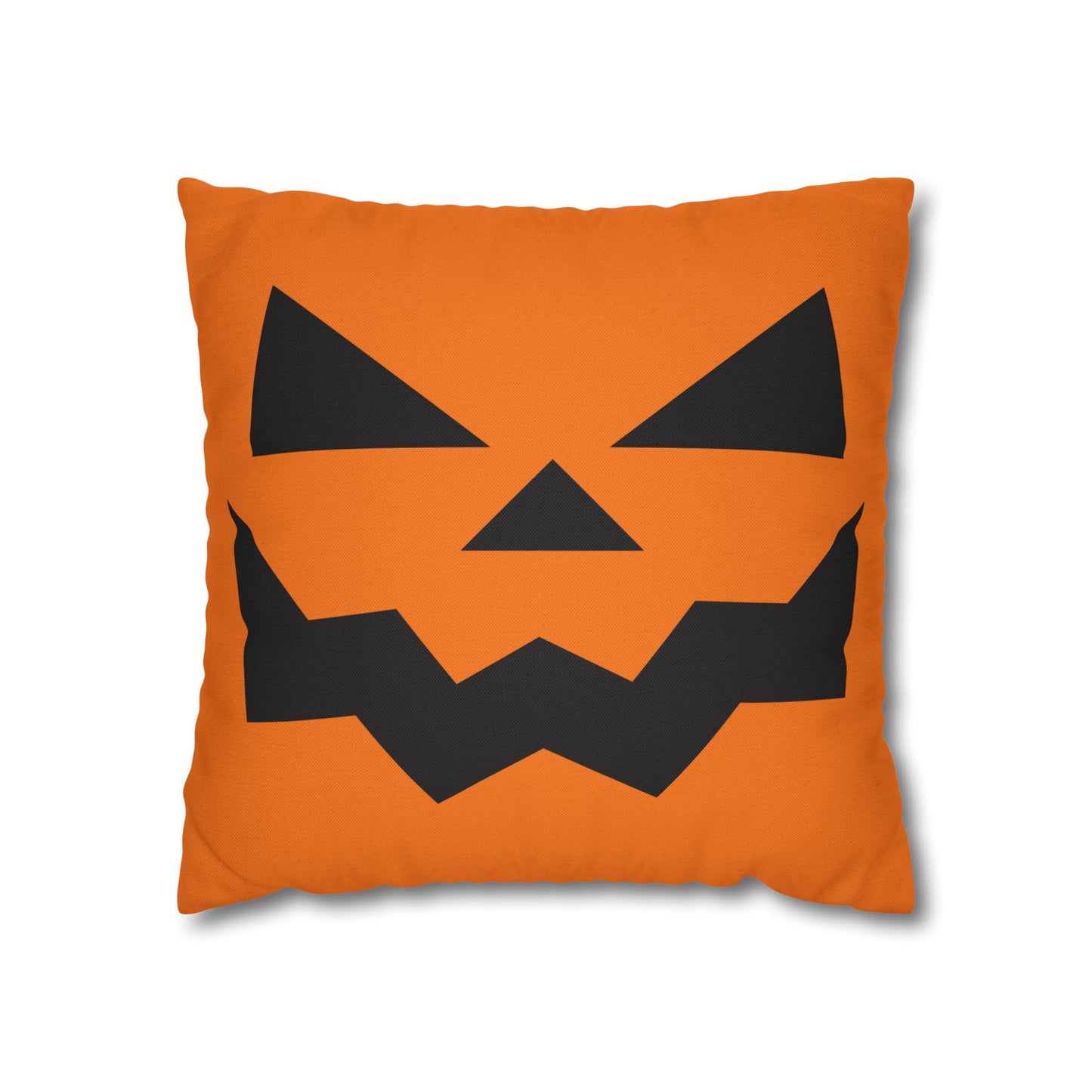 Reversible Moody Jack-O-Lantern - Halloween Pillow Cover