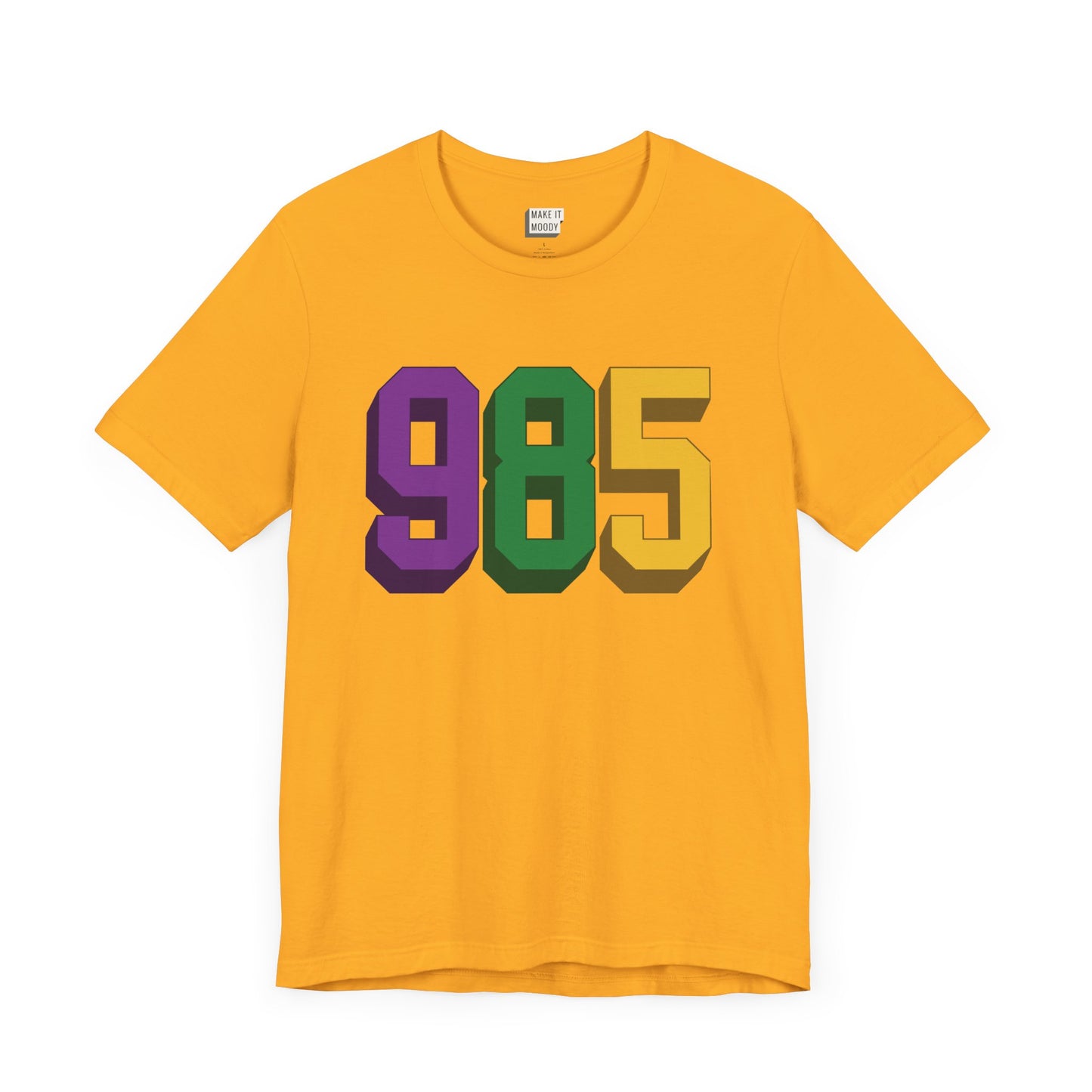 985 Area Code Mardi Gras Tee