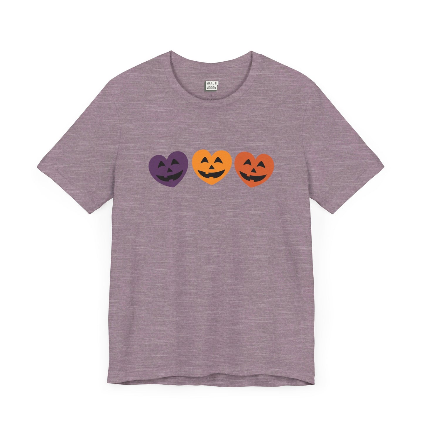 Jack-o-Lantern Hearts Halloween Tee