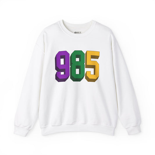 985 Mardi Gras Unisex Crewneck Sweatshirt