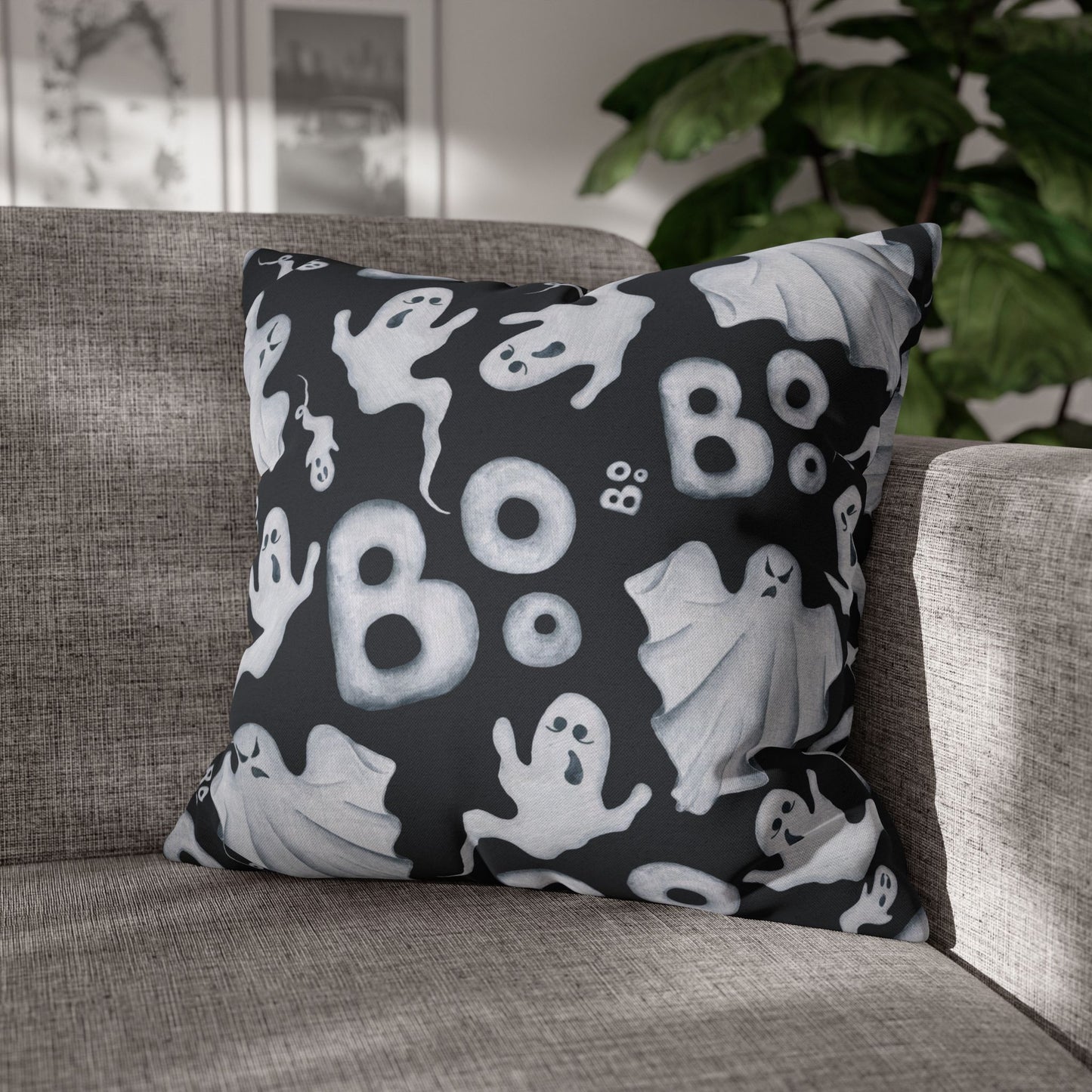 Phantom Fun - Halloween Pillow Cover