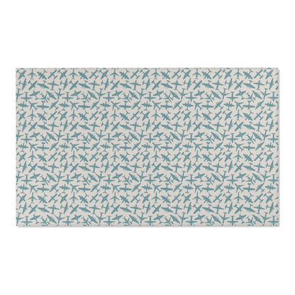 aviation merchandise, airplane patterned aviation area rug 4